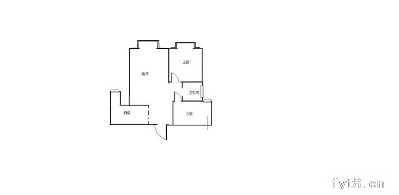 阳光华府100平方,全新装修65万,满二年!户型采光好